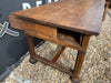 original 1780’s  antique oak french monastic dining table