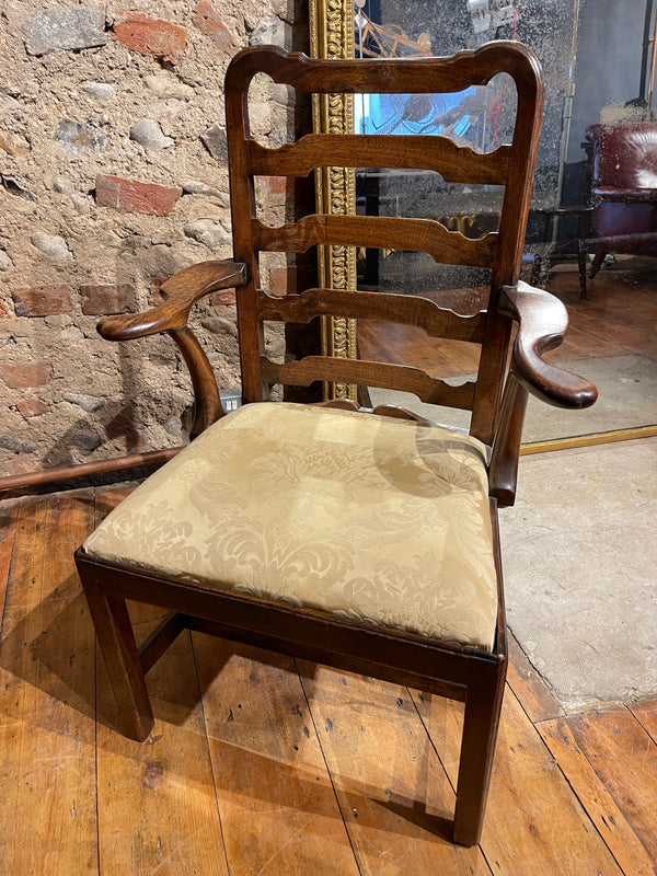 early antique chippendale mahogany chair