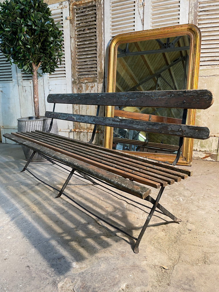 antique french garden bench