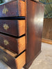 antique georgian oak chest drawers