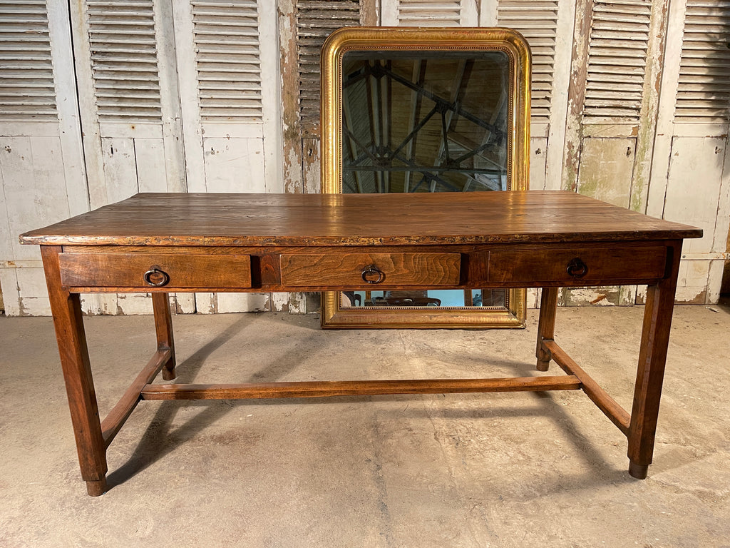 antique french provincial elm farmhouse table