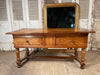 early antique french provincial château provincial elm preparation table kitchen island/console circa 1780