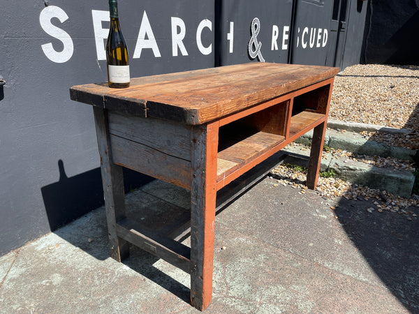 antique vintage industrial kitchen work preparation table