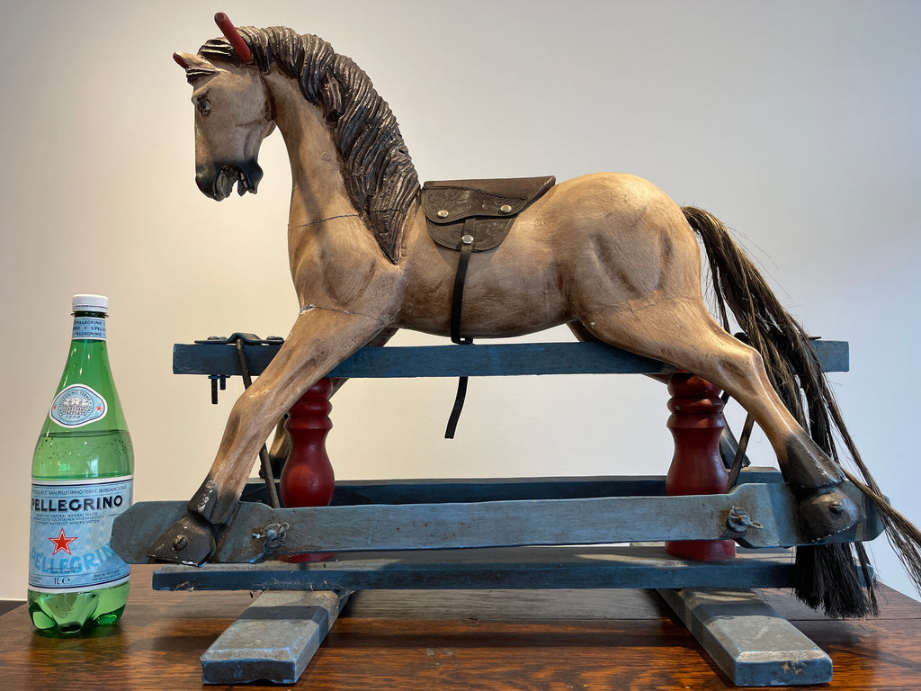 antique french rocking horse circa 1860