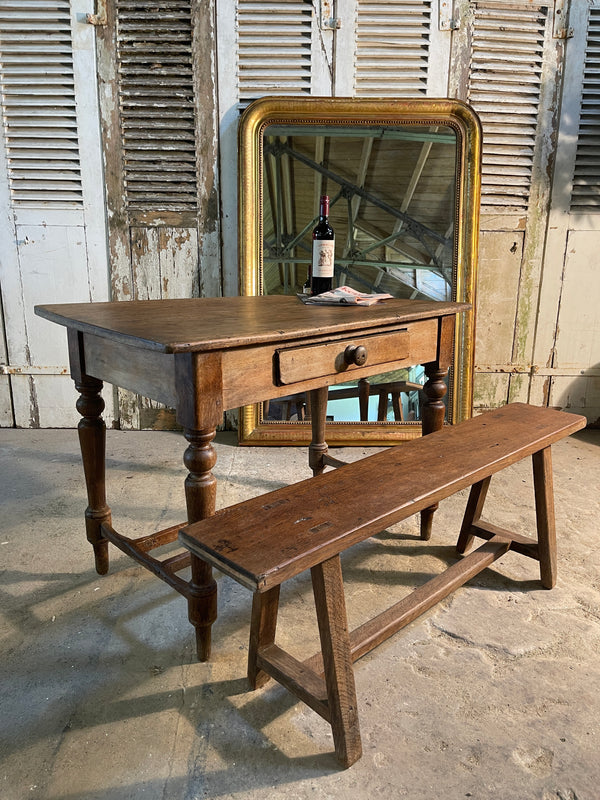 antique english elm kitchen dining table