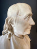 rare bust of benjamin franklin by french sculptor jean antoine houdon