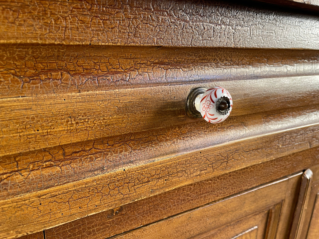 antique french ex convent cupboard storage chest