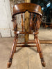 rare antique ash elm captains elbow chair by jenks & wood