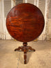 beautiful antique french empire flame mahogany tilt top wine table circa 1810