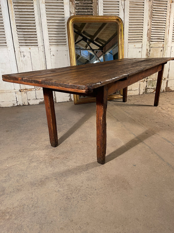 antique french provincial farmhouse bakers dining table