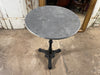 vintage french marble cast iron bistro table
