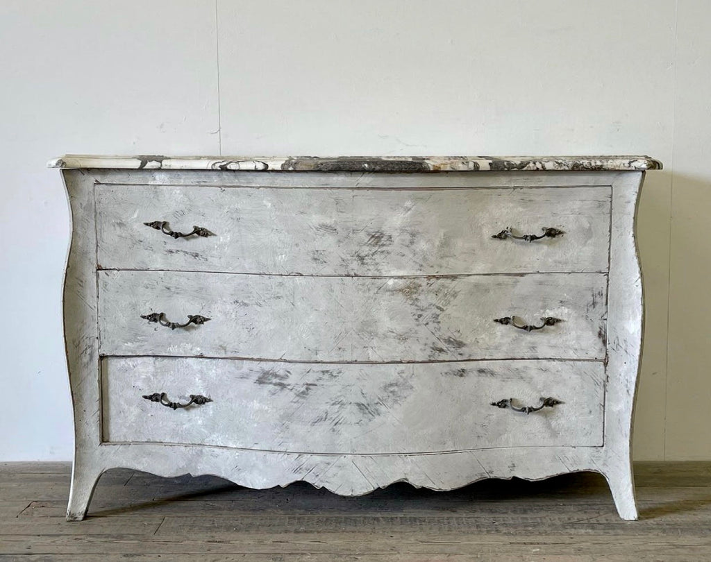 antique marble italian commode chest drawers