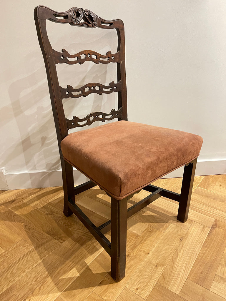 antique georgian mahogany show chairs