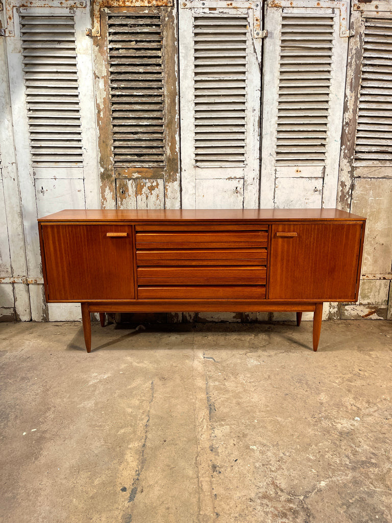 exceptional mid century side board/console by white & newton circa 1950