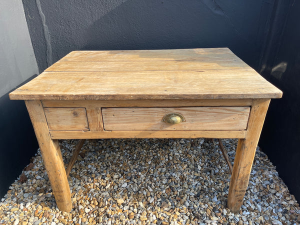 antique elm kitchen preparation table