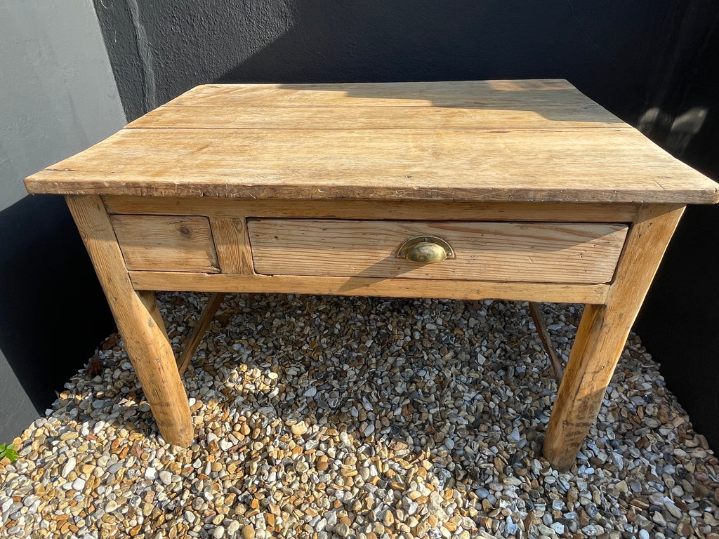 antique elm kitchen preparation table
