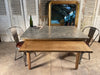 antique olive wood breccia marble nonnas kitchen dining/pasta making table