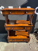 antique rosewood victorian drawers console shelf