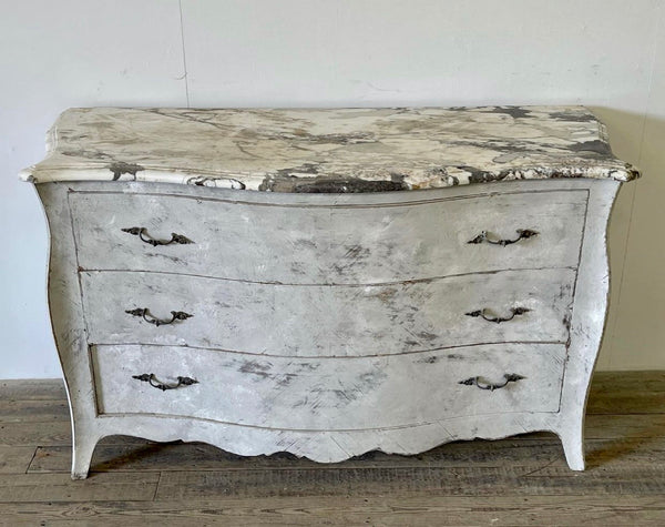 antique marble italian commode chest drawers