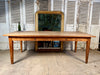 an exceptional french provincial farmhouse walnut refectory dining table