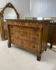 exceptional antique burr walnut marble french empire commode chest drawers circa 1810