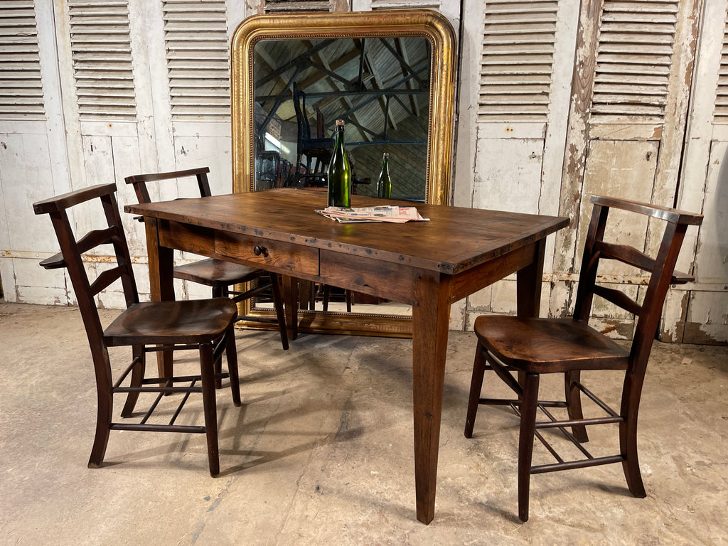 exceptional antique french provincial farmhouse oak dining table circa 1850