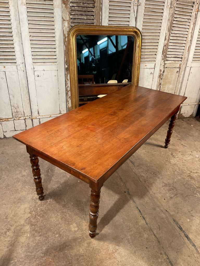 exceptional antique french provincial farmhouse fruitwood dining table circa 1850