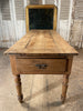 rare antique french château provincial elm preparation table circa 1840