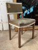 uber rare antique kings coronation chair & matching stool from westminster abbey stamped number 3 1937