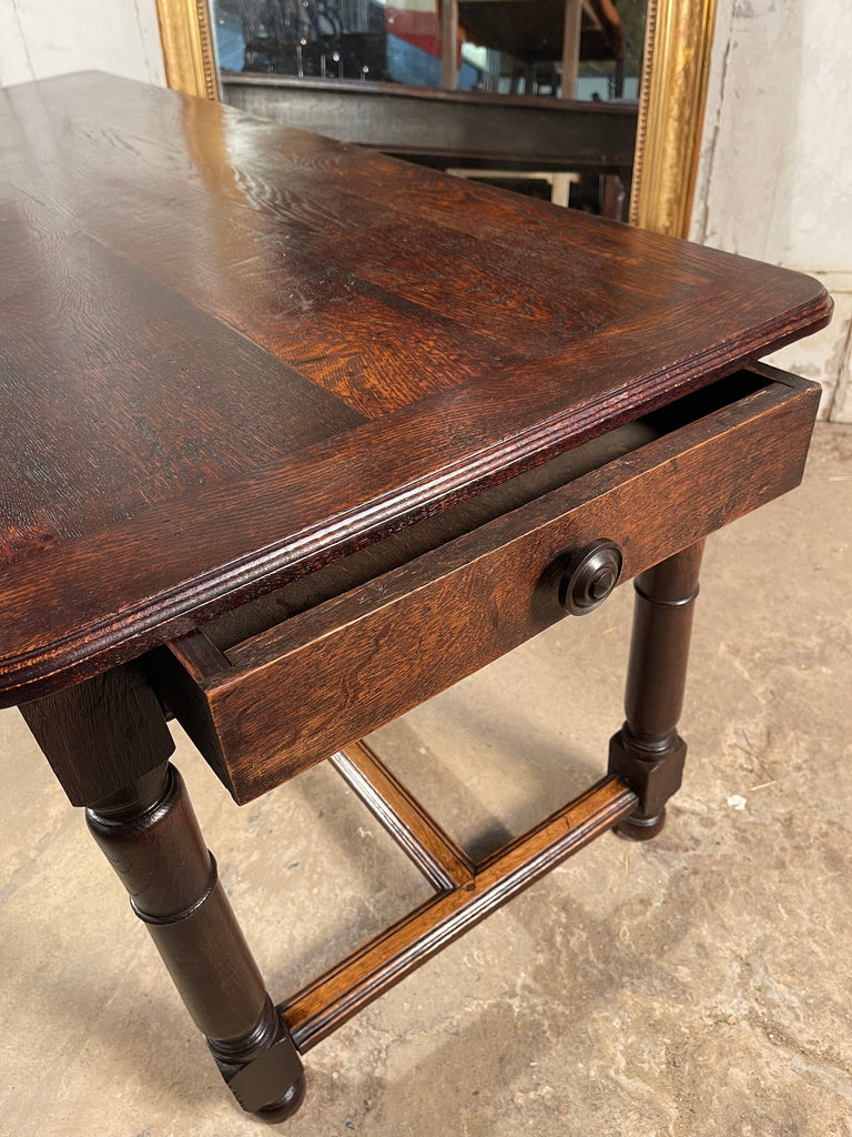 antique french oak kitchen refectory dining table circa 1870