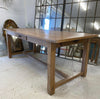 antique french provincial farmhouse limed oak refectory dining table