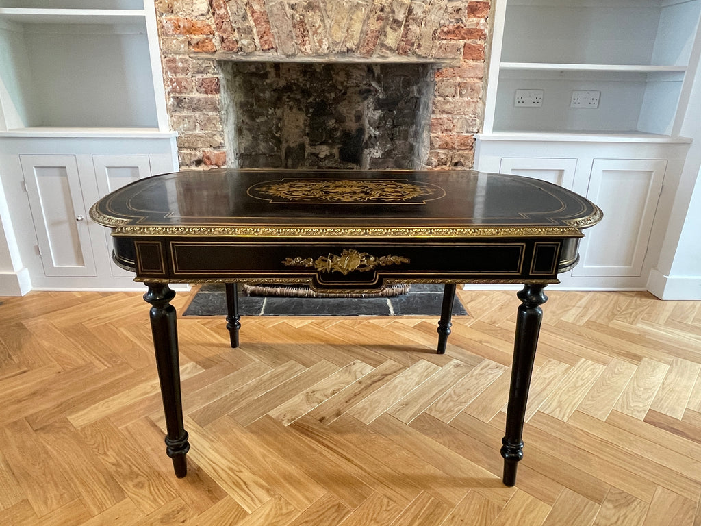 early georgian music library console centre table