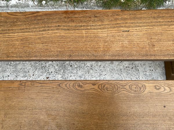 antique french elm bench kitchen hallway seating