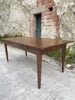 antique french provincial farmhouse fruitwood refectory dining table