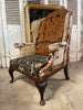 early antique mahogany georgian wingback library chair circa 1800