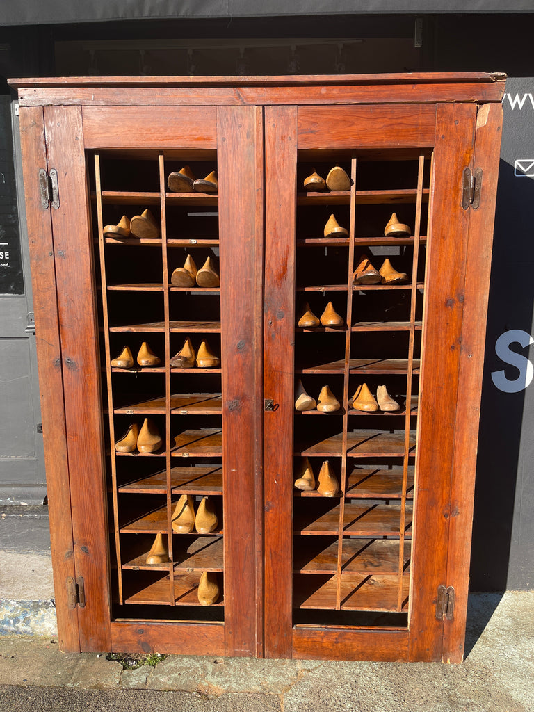 antique cobblers shoe cabinet circa 1880