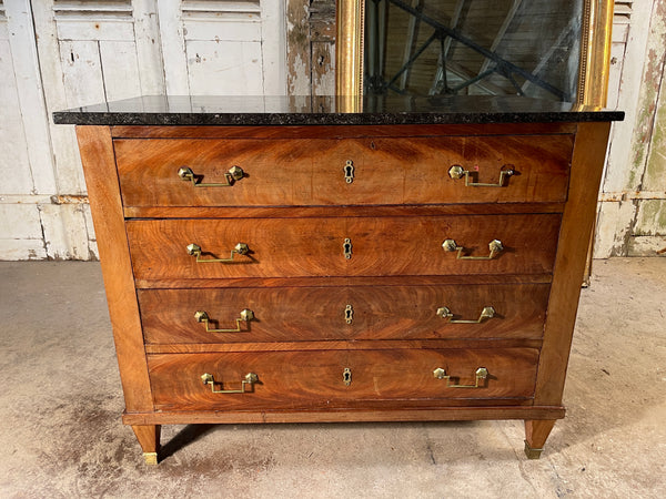 antique louis philippe parisian mahogany commode chest