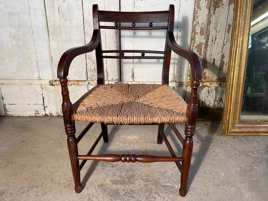 antique regency elm sussex chair