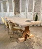 beautiful antique swedish refectory farmhouse bleached oak dining table