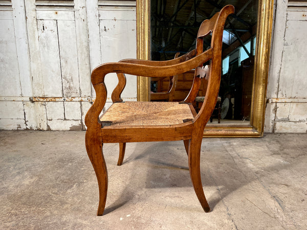 antique georgian ash sussex chair circa 1800