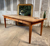 an exceptional french provincial farmhouse walnut refectory dining table