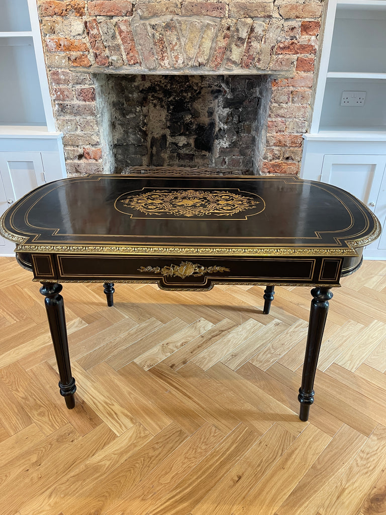 early georgian music library console centre table