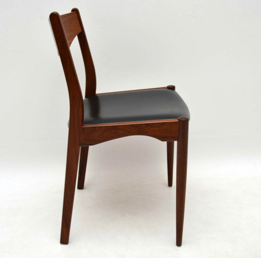 rare midcentury søren ladefoged rosewood chairs