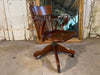 antique oak captains desk chair wm angus & co