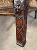 antique cane carved chippendale bergere armchair circa 1870