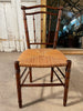 antique faux bamboo show chair circa 1860