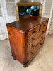 early antique victorian walnut chest of drawers circa 1860