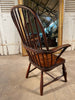 antique early georgian elm stick back provincial  windsor fireside chair circa 1760 by issac alsop