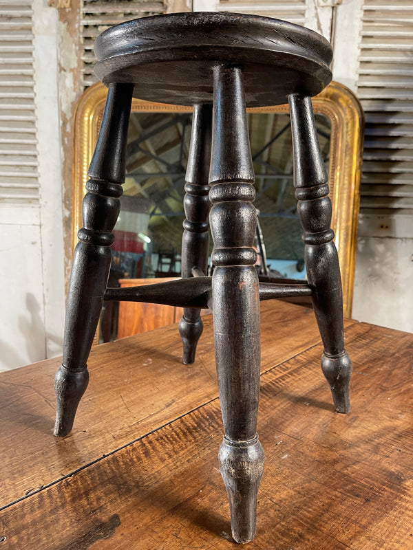 antique elm tavern stool seat