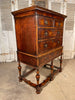 a beautiful early antique william & mary walnut chest drawers on stand circa 1690